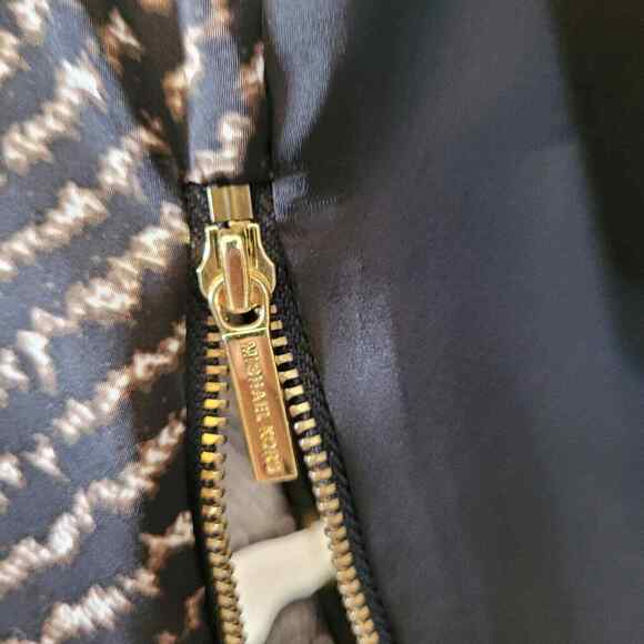 Micahel Kors size S womens tunic top lightweight semi-sheer ribbed zipper - Picture 7 of 12